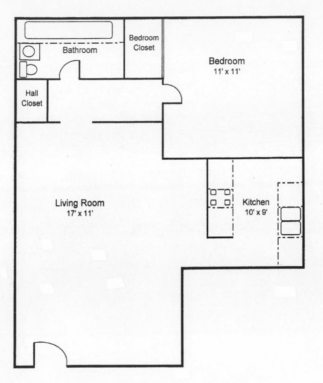 Park Ridge 1 bed 1 bath.jpg - Parkridge Apartments