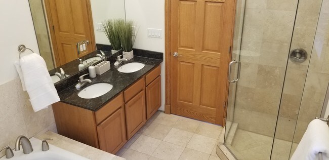 Upstairs Master Bath w/Jacuzzi - 1644 W Le Moyne St
