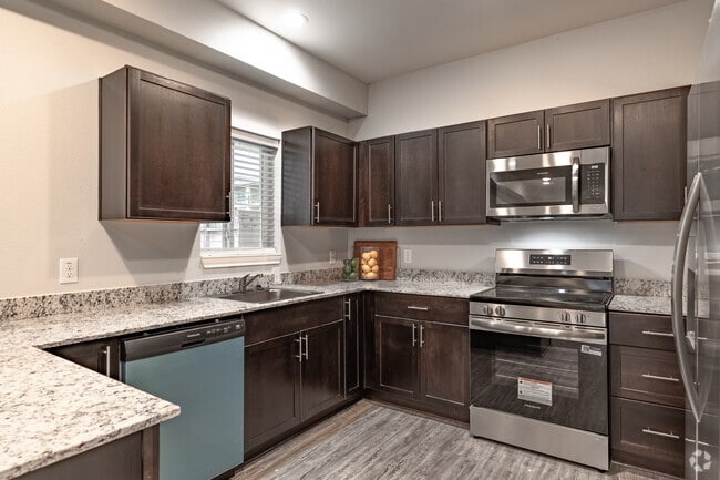 2BR, 1BA - 1,065SF - Kitchen - Canopy at Wylie