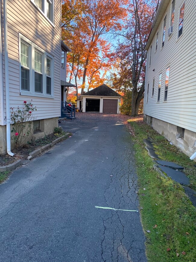 drive and garage - 82 Woodlawn St