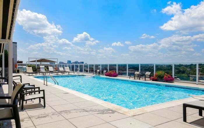 Roof Deck with Pool - 1330 New Hampshire Ave NW