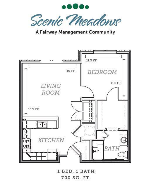 Plano de planta - Parkview Terrace