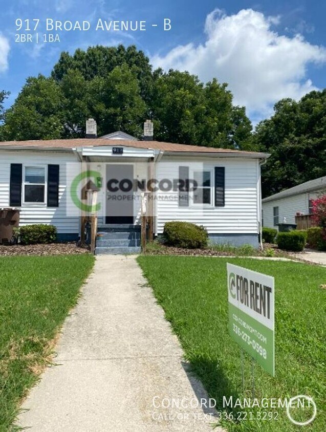 Foto principal - 917 Broad Ave - B/Concordmgmt.com 336-273-...