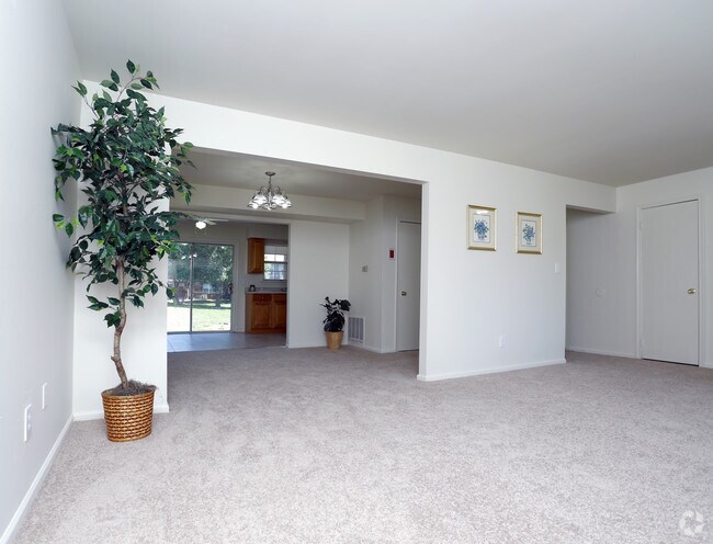 Sala de estar - Carriage Run Apartments & Townhomes