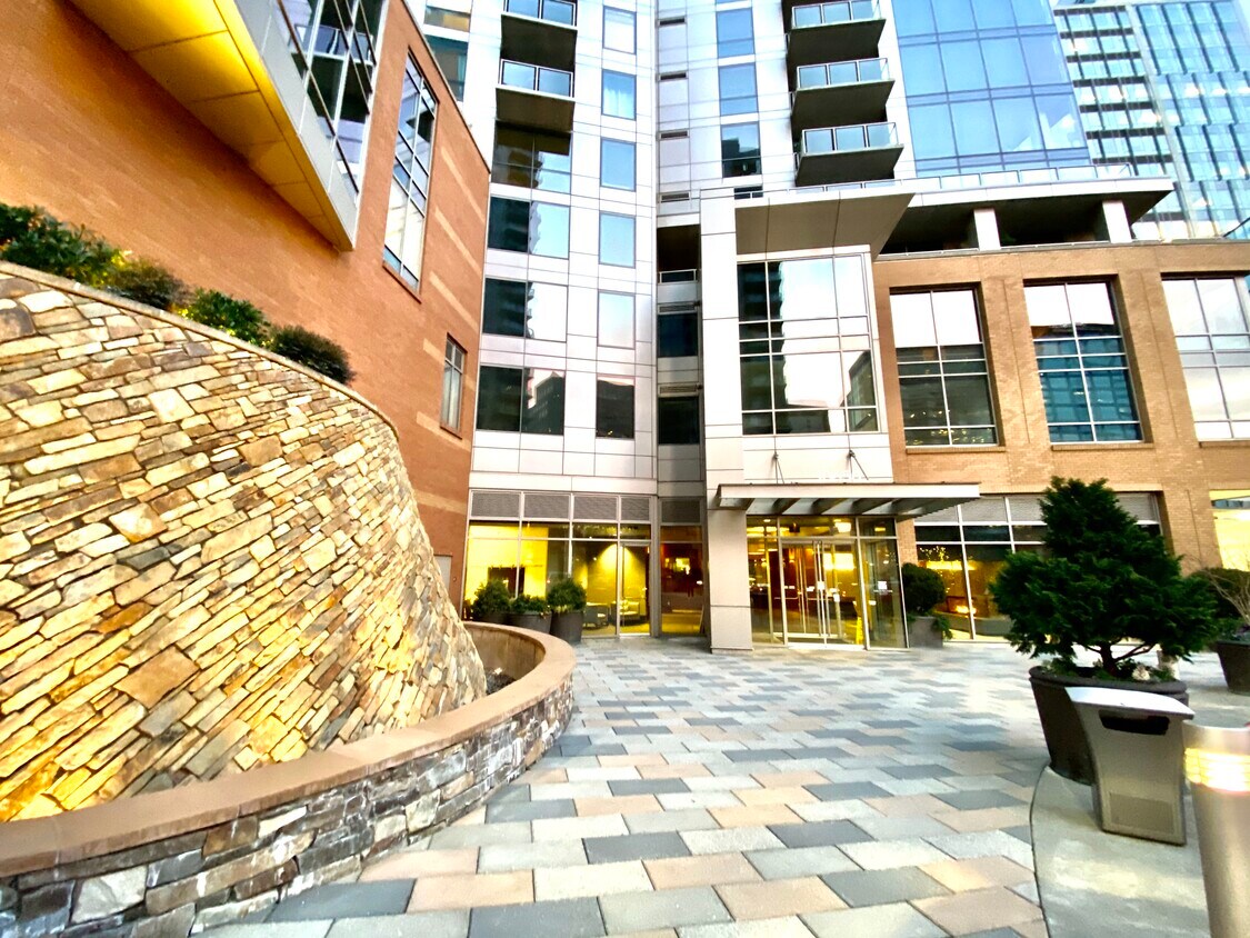 Tower entrance view outside - 10650 NE 9th Pl