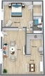 Willow small (1 bed, 1 bath)