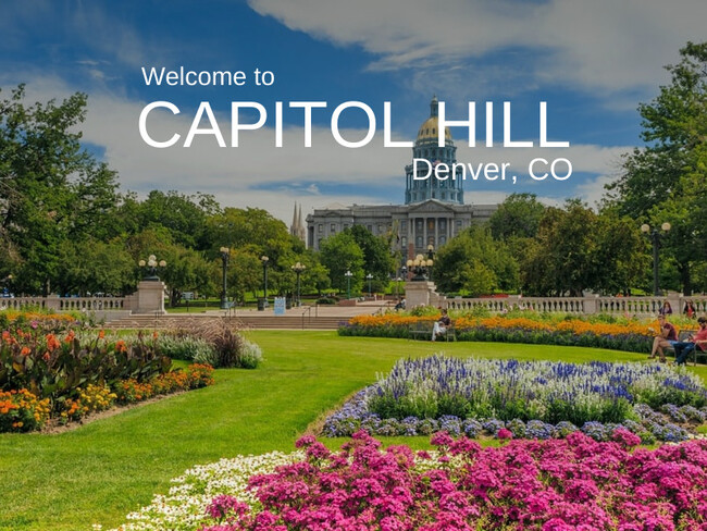 Otherwise known as "Cap Hill", enjoy of one Denver's oldest and most iconic neighborhoods! - The Verse