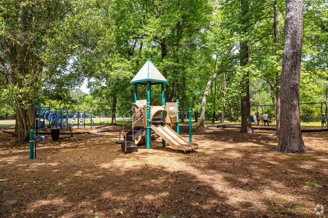 The playground at Johns Island Park is a frequently visited spot..