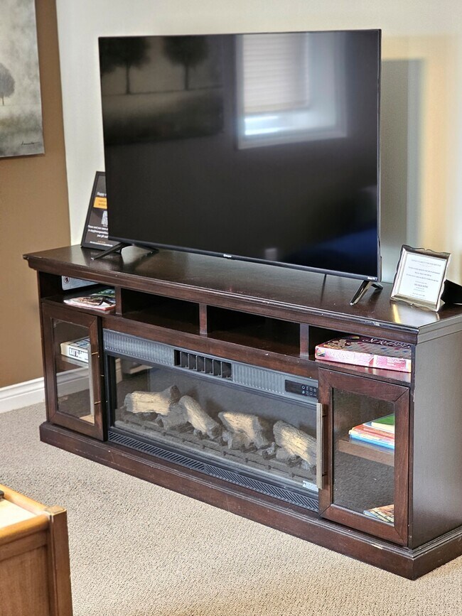 Tv and Frireplace stand - 38B Rockhaven Dr