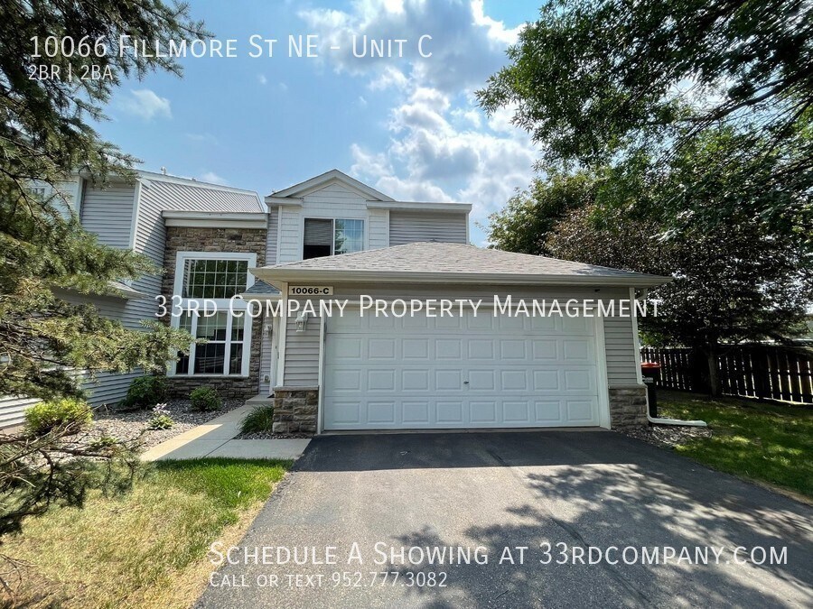 10066 Fillmore St NE, Blaine, MN 55434 Townhome Rentals in Blaine MN