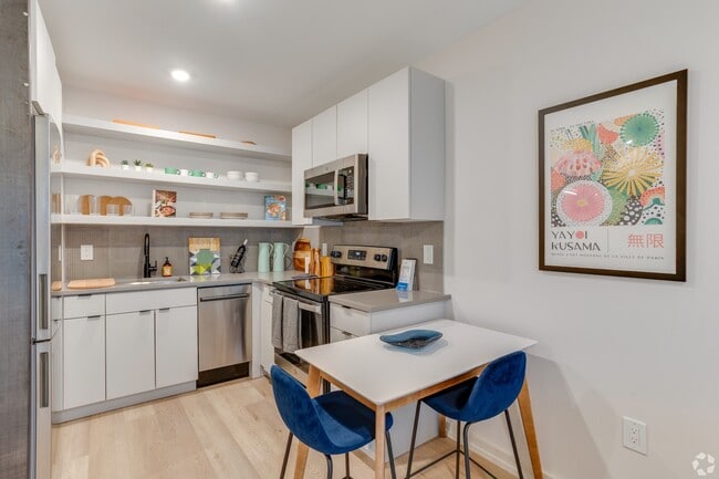 U-shaped kitchen with style, space, and smart storage - Copper Flats