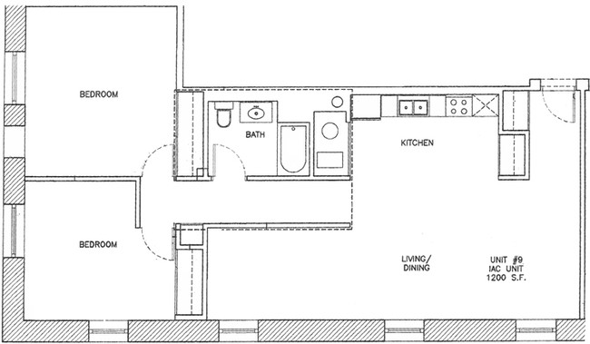 2BR/1BA - Switching Station Artist Lofts