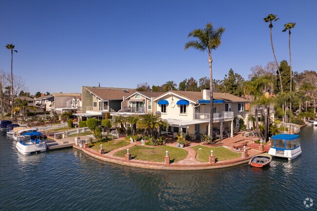 Lake Forest boasts homes both on a man-made lake and in a eucalyptus forest.