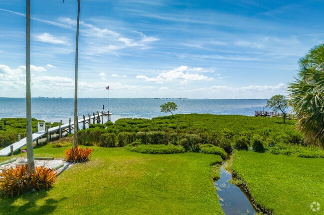 Take in the view of Old Tampa Bay from your front porch in Greater Safety Harbor South, FL.