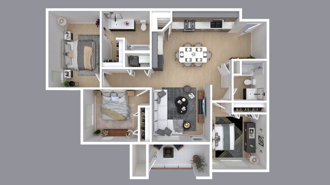 3 habitaciones - Kuna Commons