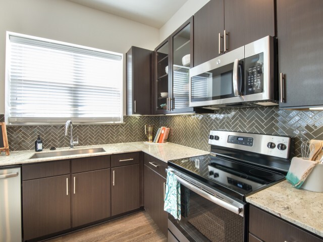 Modern Kitchen - Overture Highlands 55+ Active Adult Apartm...