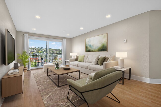 Unidad 101 - Sala de estar - 3053 14th Ave W