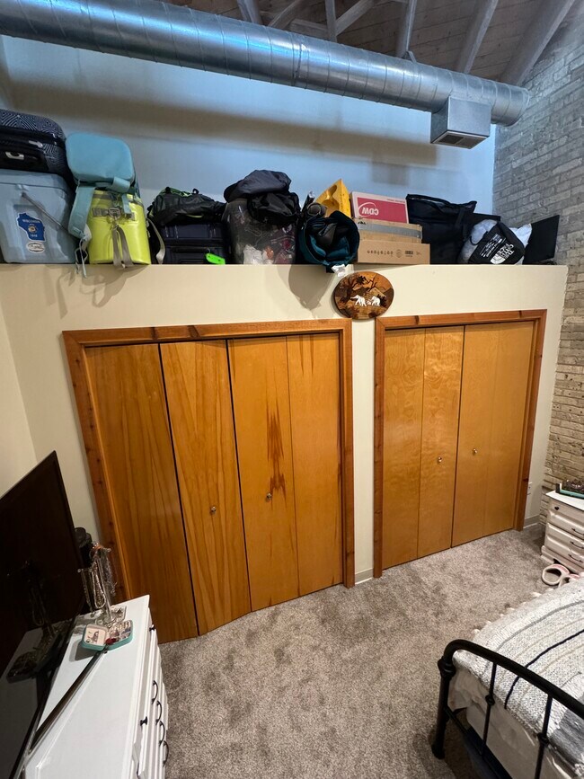 Two full size closets with built ins - 306 E Lincoln Ave