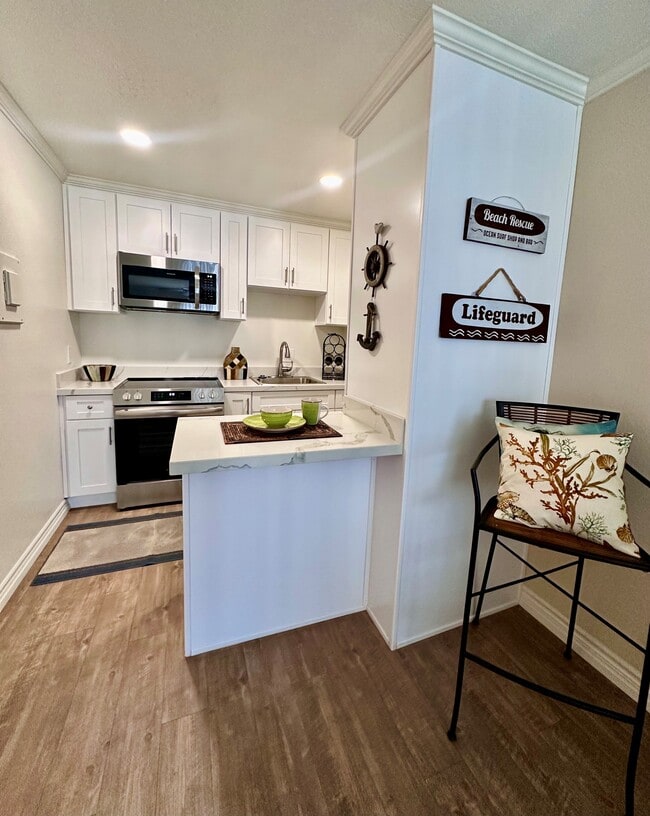 Studio Kitchen Model - Beach House Apartments