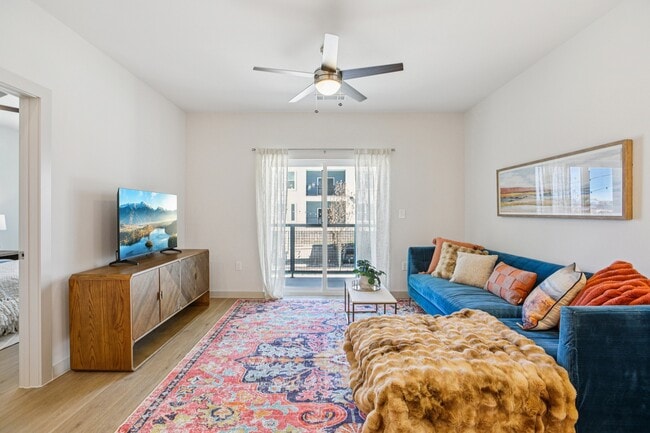 2BR, 2BA - 1,220SF - Living Room - ThreeTwenty at the Vybe