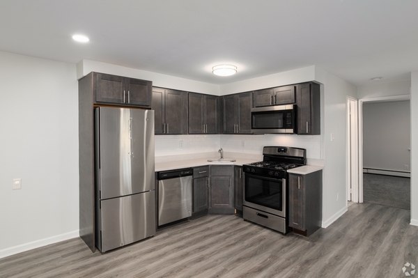 Kitchen-Renovated - Canterbury Apartments