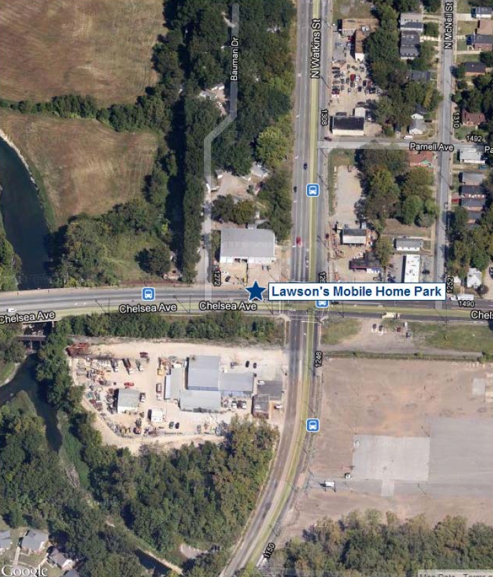 Aerial Photo - Lawson's Manufactured Housing Community