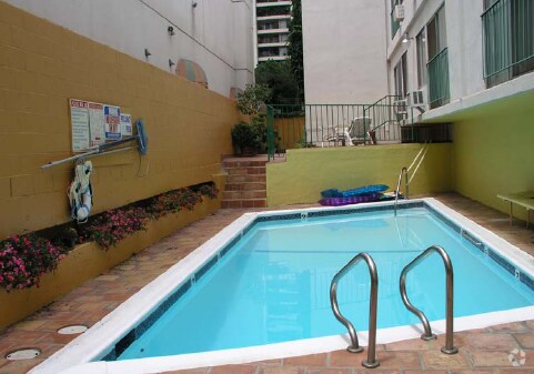 Área de piscina - Hacienda Villas