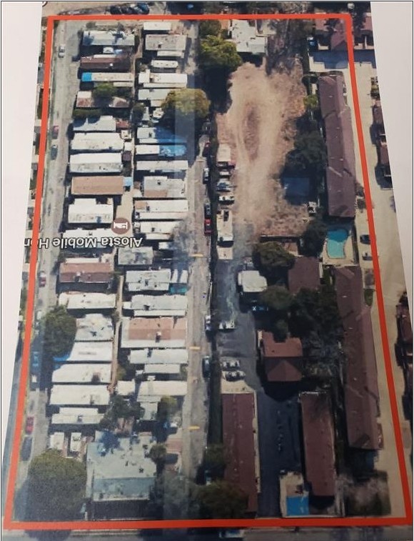 Aerial - Alosta Mobile Home Park