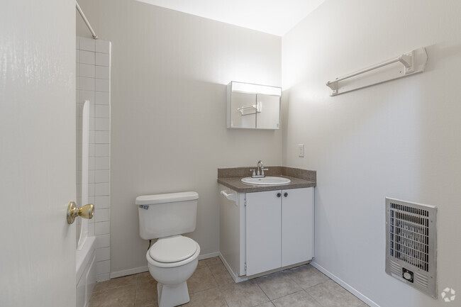 1BR, 1BA - 700SF Bathroom - Park Wood Court Apartments