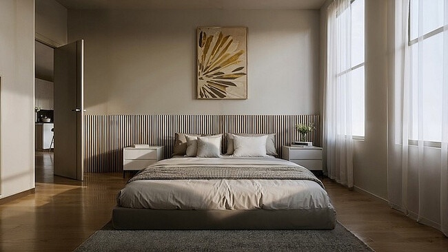 Axis - Bedroom - Axis on Futrall Apartments
