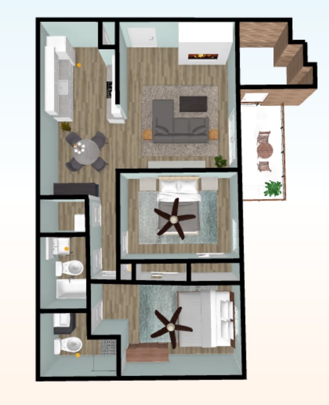 Foto del edificio - Stunning 2-Bedroom Condo for Rent on Blue ...