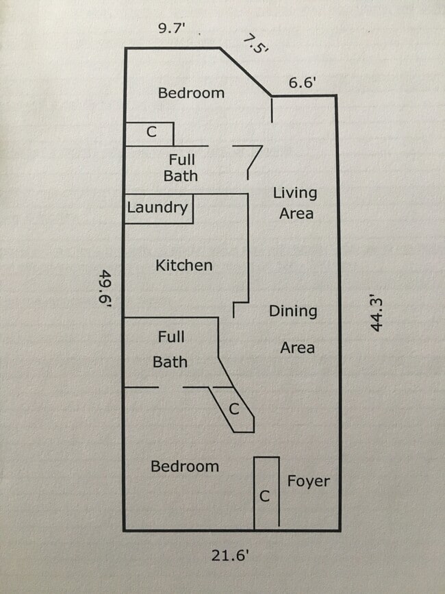 Floor plan - 246 Park Square Pl