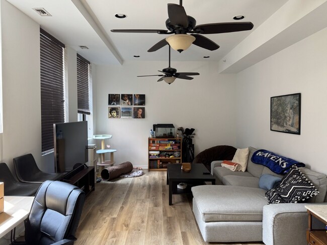 living room - 1211 Light St