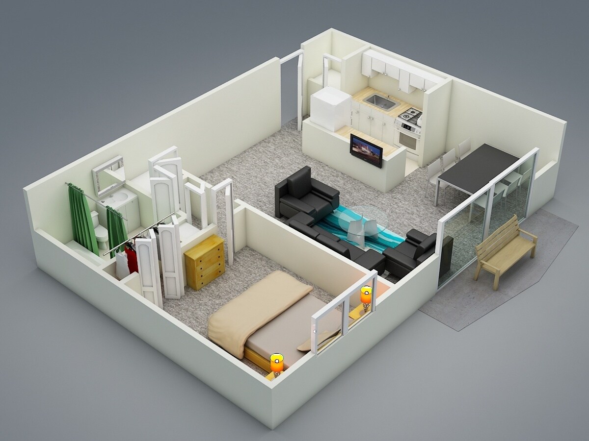 The Riviera – 1 Bedroom 1 Bathroom