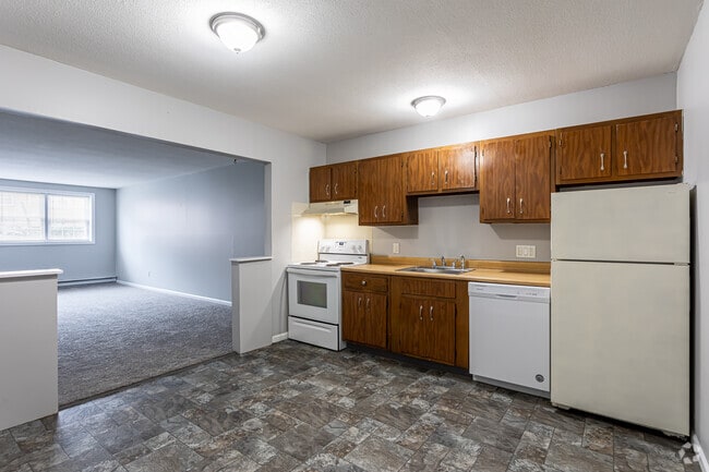2BR, 1BA- Kitchen - Omega Estates