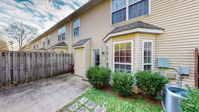 Private courtyard is fully fenced - 2048 Nashboro Blvd