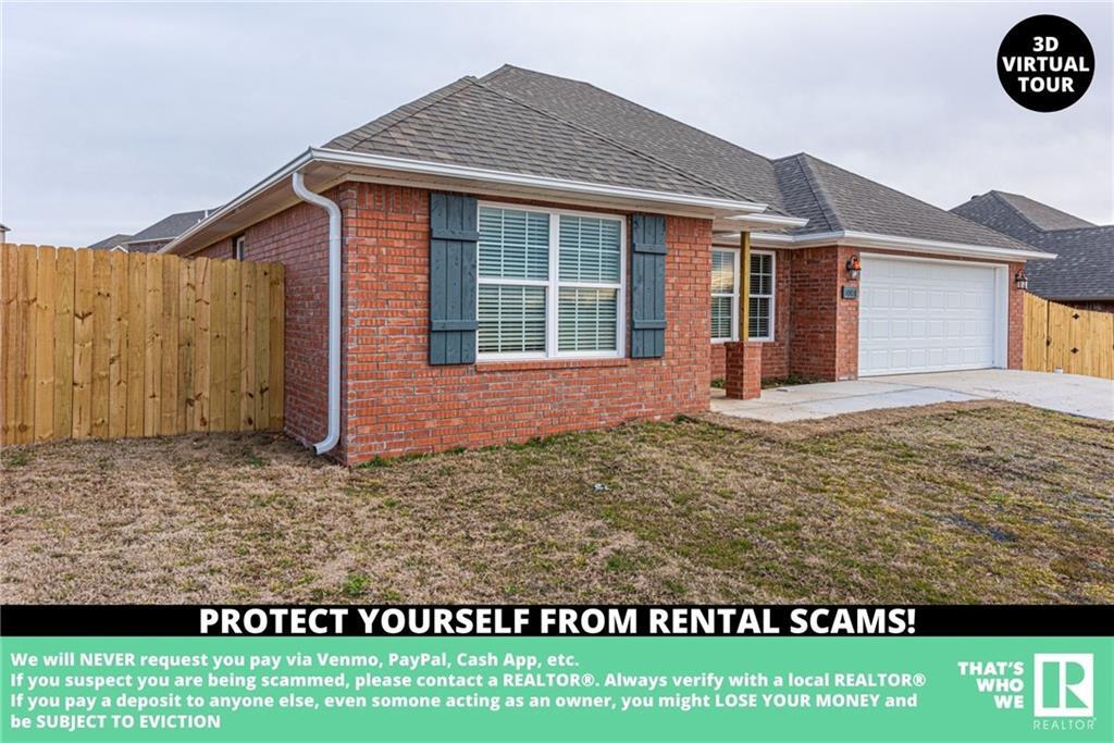 1008 Rachel St, Gentry, AR 72734 House for Rent in Gentry, AR