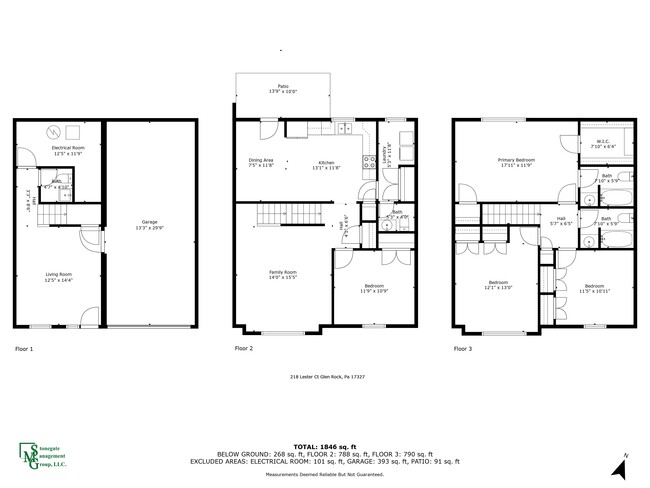 Floor Layout - 218 Lester Ct