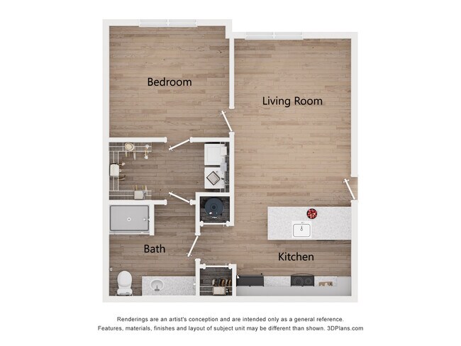 Plano de planta - Residences at Victory Hills