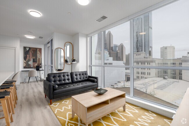 2 chambres, 2 salles de bain - 66,6 m² - Salon - The HAT @ 9th