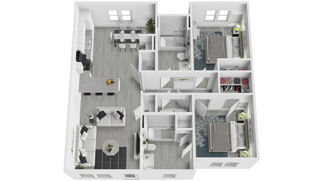 Plano de planta - Parc at Rosenwald