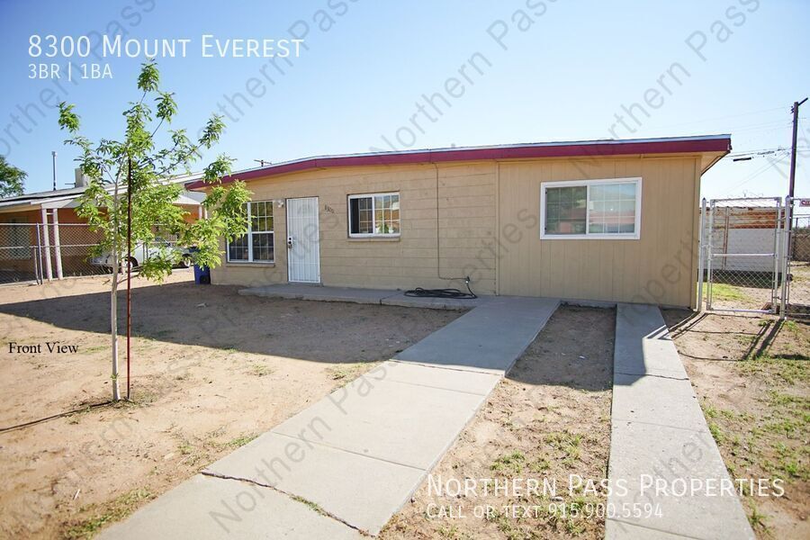 8300 Mt Everest Dr, El Paso, TX 79904 House Rental in El Paso, TX
