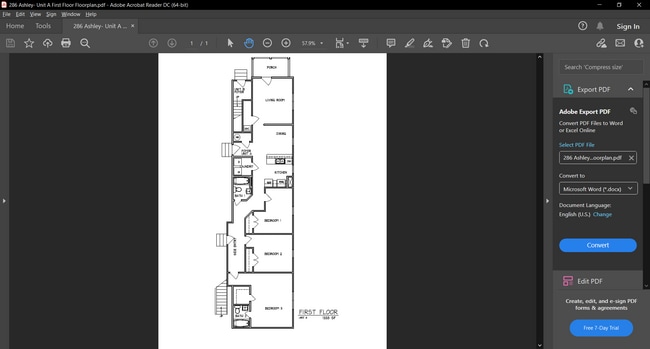 Floorplan - 286 Ashley Ave