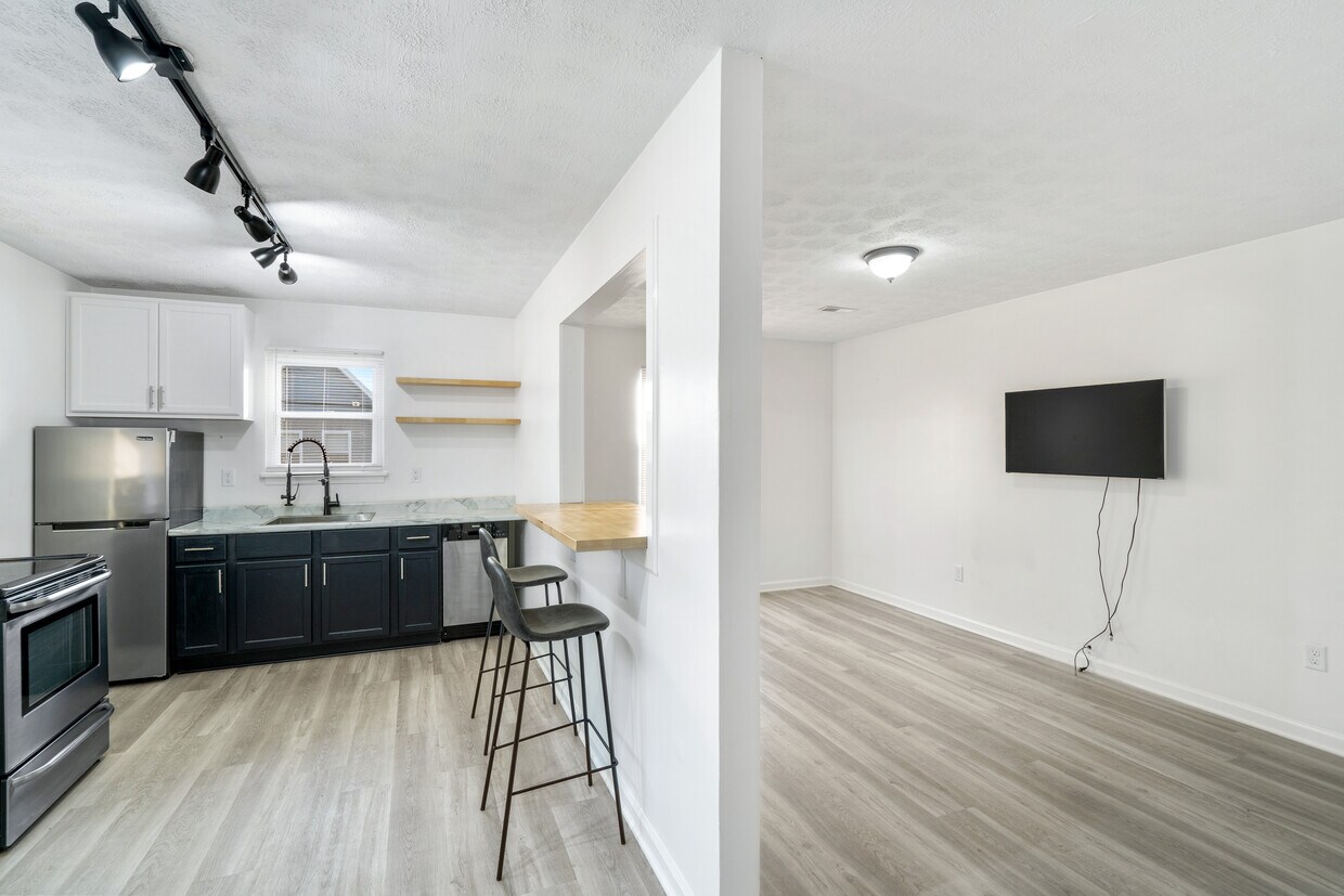 Kitchen and living room - 618 E 5th Street