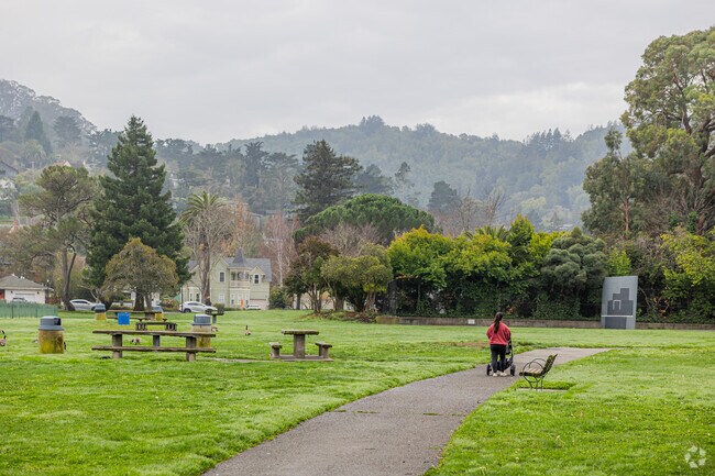 Enjoy serene walks at Corte Madera Town Park, nestled at 498 Tamalpais Drive.