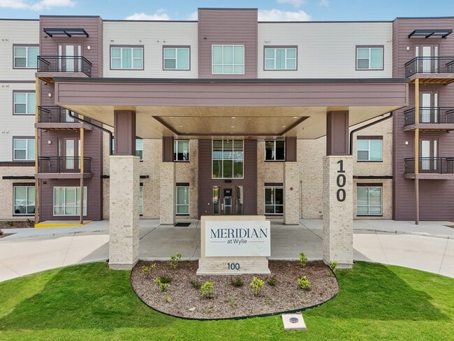 Front entry - Meridian at Wylie - 55+ Affordable Apartments