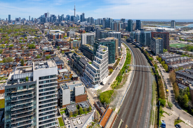 Aerial Photo - 1181 Queen St W