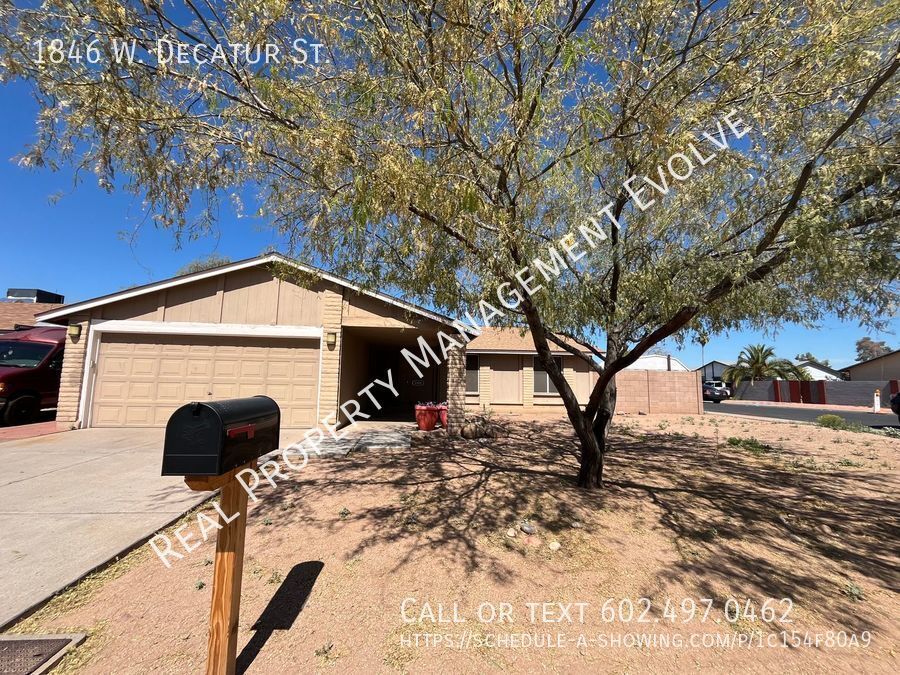 1846 W Decatur St, Mesa, AZ 85201 House Rental in Mesa, AZ