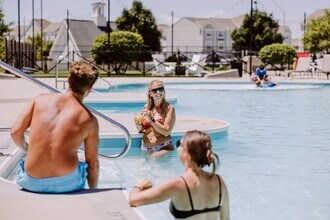 Resort inspired pool on site - LC Dublin