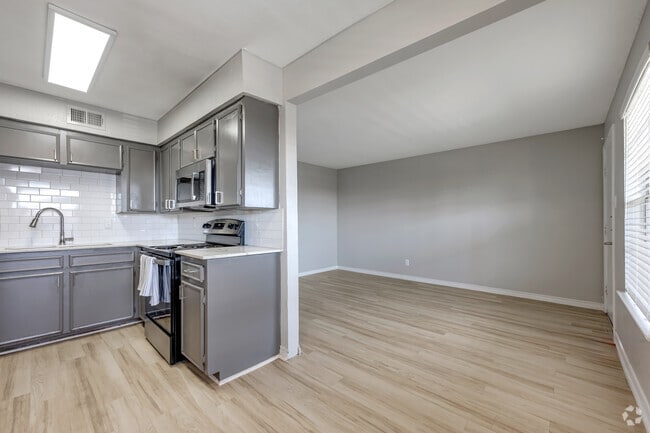 1BR, 1BA - 600SF - Kitchen/Living room - Las Ventanas